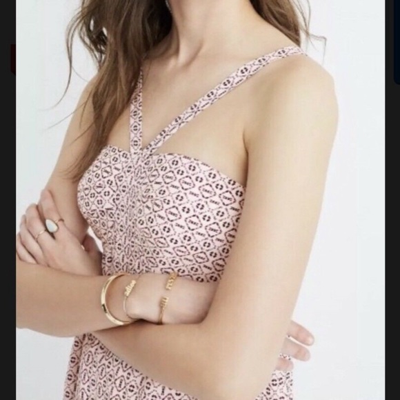 🧞♀️MADEWELL🧞♀️SILK CONVERSION HALTER DRESS - Picture 2 of 8